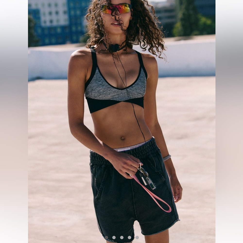 Free People All Star Shorts in black